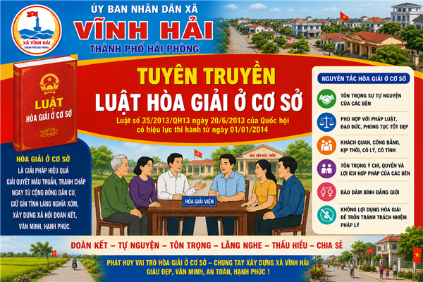 TUYÊN TRUYỀN LUẬT HÒA GIẢI Ở CƠ SỞ