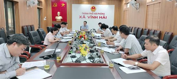 THƯỜNG TRỰC HĐND XÃ VĨNH HẢI TỔ CHỨC PHIÊN HỌP THƯỜNG KỲ THÁNG 6