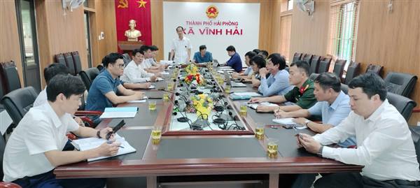 XÃ VĨNH HẢI TỔ CHỨC KIỂM TRA, ĐÁNH GIÁ HỆ THỐNG ĐÊ, KÈ, CỐNG PHỤC VỤ CÔNG TÁC PHÒNG, CHỐNG THIÊN TAI NĂM 2026