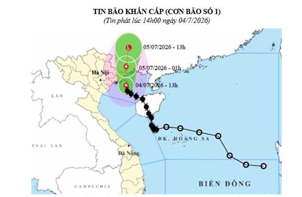 UBND xã Vĩnh Hải triển khai khẩn trương các biện pháp ứng phó cơn bão số 01 (MAYSAK)