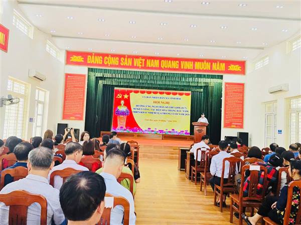 Hội nghị hưởng ứng Ngày Dân số Thế giới (11/7), sơ kết công tác dân số 6 tháng đầu năm và triển khai nhiệm vụ 6 tháng cuối năm 2026 tại xã Vĩnh Hải