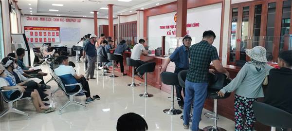 TRUNG TÂM PHỤC VỤ HÀNH CHÍNH CÔNG XÃ VĨNH HẢI CHÍNH THỨC PHỤC VỤ NGƯỜI DÂN TẠI ĐỊA ĐIỂM MỚI