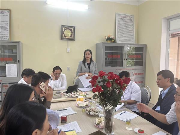 TRUNG TÂM Y TẾ VĨNH BẢO TRIỂN KHAI KẾ HOẠCH KIỂM TRA, ĐÁNH GIÁ CÔNG TÁC Y TẾ NĂM 2025