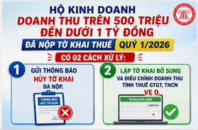 5 điều hộ kinh doanh có doanh thu dưới 1 tỷ đồng cần lưu ý theo quy định mới