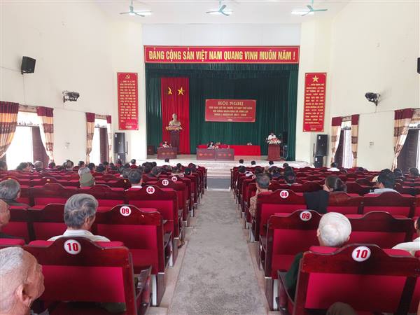 TỔ ĐẠI BIỂU SỐ 1 TIẾP XÚC CỬ TRI TRƯỚC KỲ HỌP THỨ NĂM HĐND XÃ VĨNH LẠI KHÓA I, NHIỆM KỲ 2021-2026