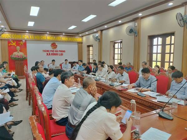 Đảng ủy xã Vĩnh Lại tổ chức Hội nghị giao ban Tháng 04/2026