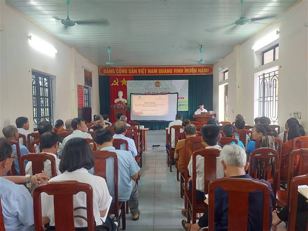XÃ VĨNH LẠI TỔ CHỨC LỚP TẬP HUẤN “KỸ NĂNG THU THẬP THÔNG TIN VÀ TUYÊN TRUYỀN TẠI CƠ CỞ; ỨNG DỤNG CHUYỂN ĐỔI SỐ TRONG TIÊU THỤ NÔNG SẢN”