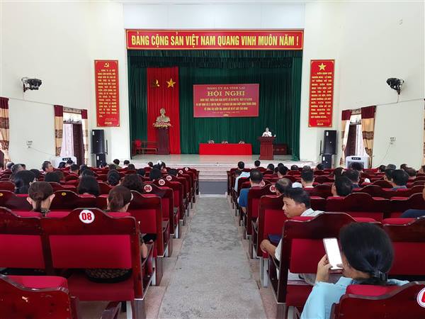 Đảng ủy xã Vĩnh Lại tổ chức Hội nghị quán triệt, triển khai Nghị quyết số 05-NQ/TW, ngày 07/4/2026 và Quy định số 21-QĐ/TW, ngày 11/4/2026 của Ban Chấp hành Trung ương về công tác kiểm tra , giám sát và kỷ luật của Đảng