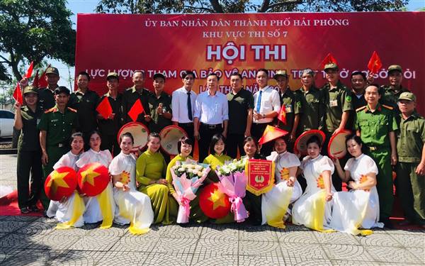 Đội thi của xã Vĩnh Lại đoạt giải Khuyến khích tại Hội thi “Lực lượng tham gia bảo vệ an ninh, trật tự ở cơ sở giỏi”(lần thứ I) năm 2026 của Khu vực thi số 7