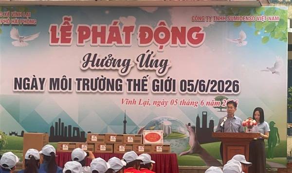 LỄ PHÁT ĐỘNG HƯỞNG ỨNG NGÀY MÔI TRƯỜNG THẾ GIỚI 05/6/2026