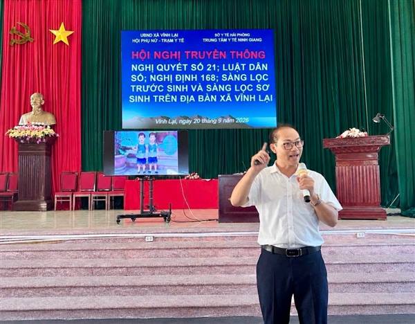 Hội nghị truyền thông về công tác dân số, Luật Dân số; các chính sách liên quan đến sàng lọc trước sinh, sàng lọc sơ sinh và những nội dung chăm sóc sức khỏe sinh sản