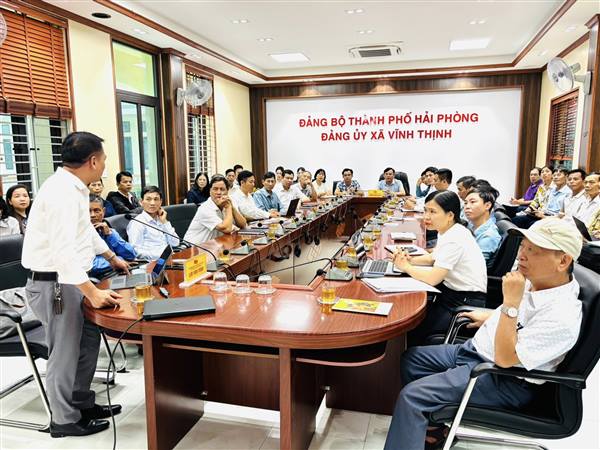 BAN CÔNG TÁC 35 ĐẢNG ỦY XÃ VĨNH THỊNH TỔ CHỨC HỘI NGHỊ TẬP HUẤN NGHIỆP VỤ CÔNG TÁC ĐẢNG VỀ BẢO VỆ NỀN TẢNG TƯ TƯỞNG CỦA ĐẢNG NĂM 2026