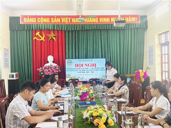 GIÁM SÁT CÔNG TÁC BÁN TRÚ & AN TOÀN THỰC PHẨM TẠI TRƯỜNG MẦM NON TRUNG LẬP