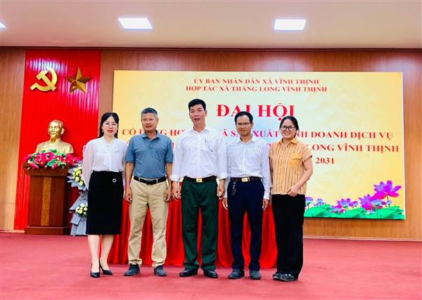 ĐẠI HỘI CỔ ĐÔNG HỢP TÁC XÃ SẢN XUẤT KINH DOANH DỊCH VỤ NÔNG NGHIỆP VÀ MÔI TRƯỜNG THĂNG LONG VĨNH THỊNH LẦN THỨ NHẤT, NHIỆM KỲ 2026 – 2031