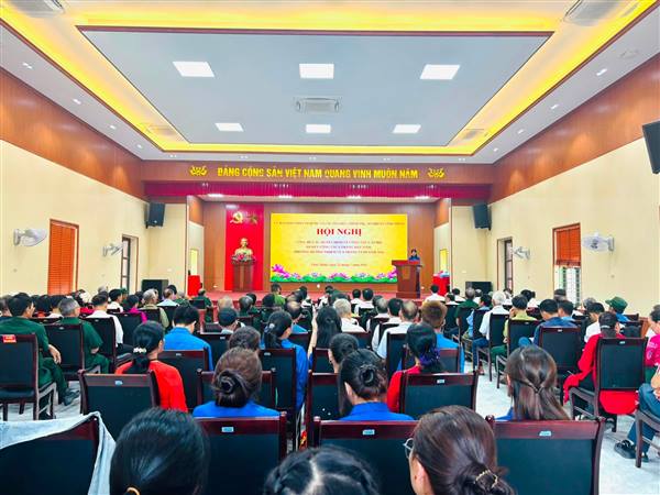 Ủy ban MTTQ Việt Nam xã Vĩnh Thịnh tổ chức Hội nghị công bố các quyết định của Ủy ban MTTQ, các tổ chức chính trị - Xã hội; sơ kết công tác MTTQ và các tổ chức Chính trị - Xã hội 6 tháng đầu năm, phương hướng nhiệm vụ 6 tháng cuối năm 2026