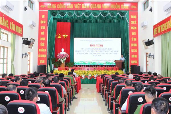  Hội nghị tuyên truyền, phổ biến kiến thức Luật Phòng cháy và Chữa cháy ( PCCC), hướng dẫn kỹ năng phòng cháy, chữa cháy và cứu nạn cứu hộ ( CNCH)  năm 2025.