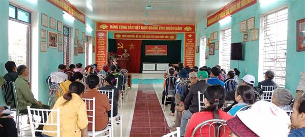 Xã Vĩnh Thuận tổ chức Hội nghị tập huấn về sản xuất nông nghiệp, chăn nuôi và nuôi trồng thủy sản.