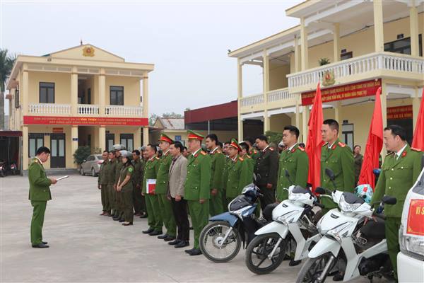 Công an xã Vĩnh Thuận tổ chức Lễ ra quân đợt cao điểm tấn công, trấn áp tội phạm, bảo đảm an ninh trật tự nhằm bảo vệ tuyệt đối Đại hội đại biểu toàn quốc lần thứ XIV của Đảng, bầu cử đại biểu Quốc hội khóa XVI, HĐND các cấp nhiệm kỳ 2026–2031 và Tết Nguyên đán Bính Ngọ 2026.