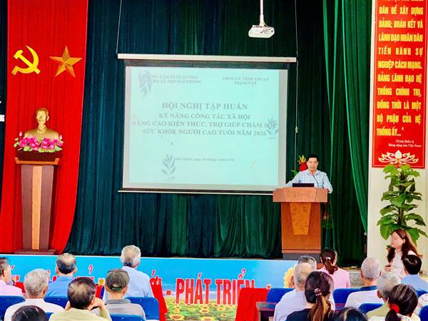 Xã Vĩnh Thuận tổ chức Hội nghị tập huấn kỹ năng công tác xã hội năm 2026, 