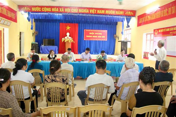 Ủy ban MTTQ Việt Nam xã Vĩnh Thuận tổ chức Hội nghị “Tháng nghe dân nói” năm 2026.