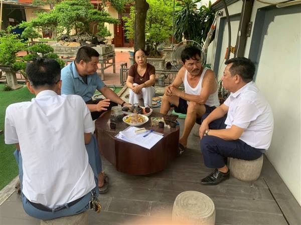 MTTQ và các đoàn thể xã Vĩnh Thuận tăng cường tuyên truyền, vận động người dân bàn giao mặt bằng thực hiện dự án trọng điểm