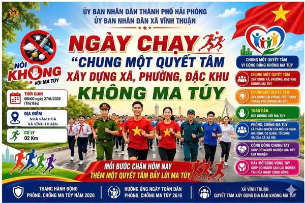Chung một quyết tâm xây dựng xã Vĩnh Thuận không ma túy