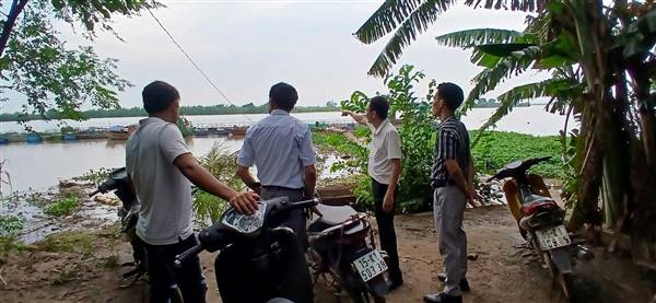 Xã Vĩnh Thuận triển khai giải tỏa, thanh thải vật cản bảo đảm an toàn đê điều, thủy lợi mùa mưa lũ năm 2026