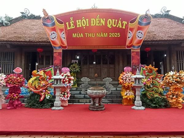 ĐỘI TẾ THÔN HẠ BÌ TỔ CHỨC LỄ TẾ TẠI ĐỀN QUÁT