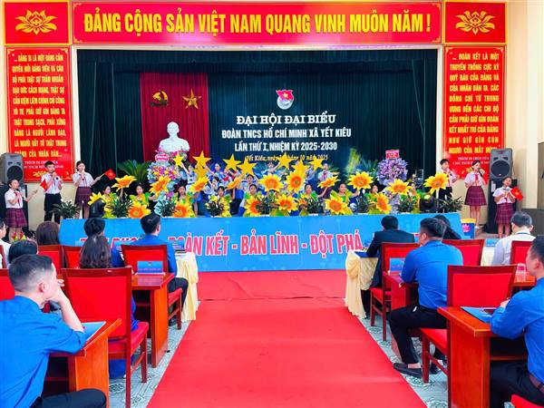 ĐẠI HỘI ĐẠI BIỂU ĐOÀN TNCS HỒ CHÍ MINH XÃ YẾT KIÊU LẦN THỨ I – DẤU MỐC MỚI CỦA TUỔI TRẺ TRÊN QUÊ HƯƠNG HỢP NHẤT