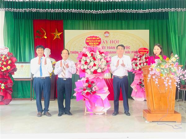 THÔN TY LONG TRỌNG TỔ CHỨC NGÀY HỘI ĐẠI ĐOÀN KẾT TOÀN DÂN TỘC NĂM 2025