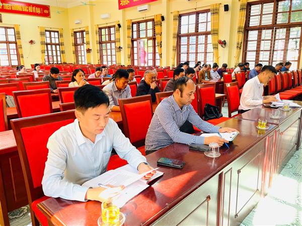 BAN TỔ CHỨC ĐẠI HỘI TDTT XÃ HỌP TRIỂN KHAI KẾ HOẠCH TỔ CHỨC ĐẠI HỘI TDTT XÃ YẾT KIÊU LẦN THỨ I NĂM 2025