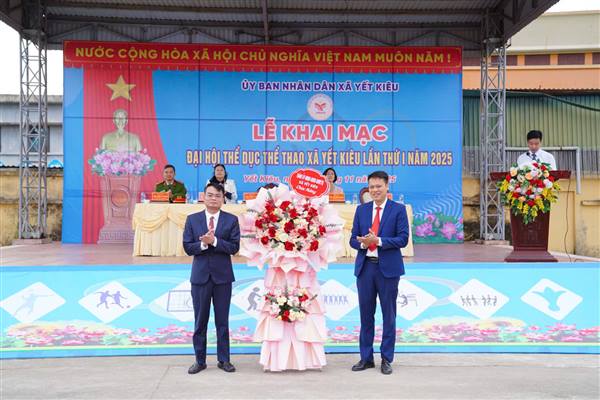 KHAI MẠC ĐẠI HỘI THỂ DỤC THỂ THAO XÃ YẾT KIÊU LẦN THỨ I NĂM 2025