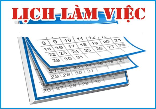 Lịch làm việc của lãnh đạo UBND xã từ ngày 28/7/2025 - 03/8/2025