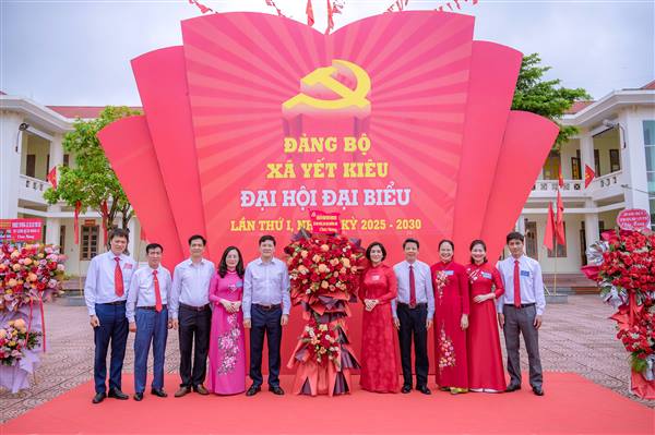 Những khung hình ảnh đẹp tại Đại hội Đại biểu Đảng bộ xã Yết Kiêu lần thứ nhất, Nhiệm kỳ 2025-2030.
