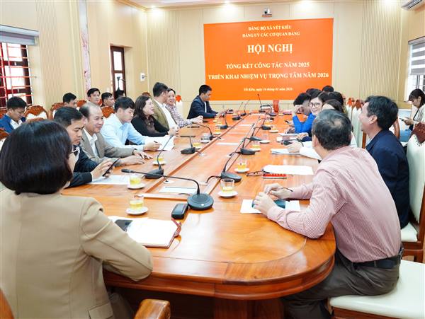Đảng bộ các cơ quan Đảng xã Yết Kiêu: Nâng cao năng lực lãnh đạo, hoàn thành xuất sắc nhiệm vụ năm 2025