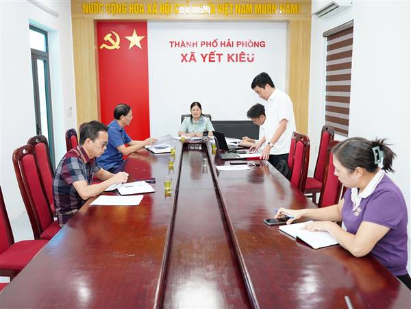 3 quý đầu năm thu ngân sách của xã Yết Kiêu đạt 95,1% so với dự toán thành phố giao