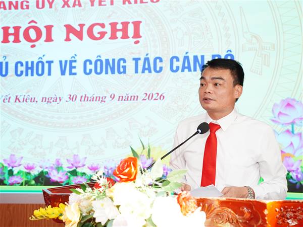 Hội nghị cán bộ chủ chốt bầu bổ sung ủy viên Ban chấp hành Đảng bộ xã Yết Kiêu