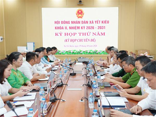 HĐND xã Yết Kiêu khóa II, nhiệm kỳ 2026-2031 tổ chức Kỳ họp thứ Năm (Kỳ họp chuyên đề) thông qua nhiều nghị quyết quan trọng