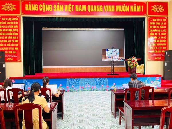 Xã Yết Kiêu tham dự hội nghị trực tuyến rà soát tiến độ khám sức khỏe toàn dân năm 2026