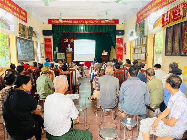 Xã Yết Kiêu triển khai công tác di chuyển phần mộ phục vụ dự án đường sắt