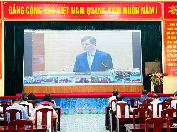 Xã Yết Kiêu tham dự Hội nghị toàn quốc triển khai thực hiện Nghị quyết Hội nghị Trung ương 4