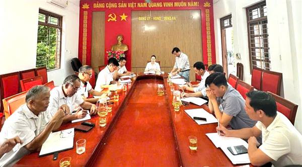 Ủy ban MTTQ Việt Nam xã Yết Kiêu giao ban công tác tháng 10