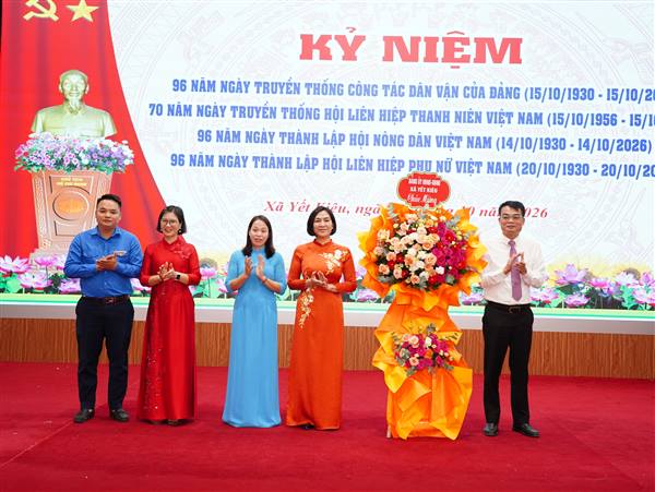 Xã Yết Kiêu kỷ niệm Ngày truyền thống công tác Dân vận của Đảng và ngày thành lập các Tổ chức chính trị - xã hội
