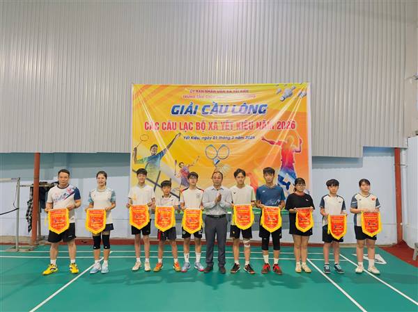 Giải vô địch cầu lông các Câu lạc bộ xã Yết Kiêu năm 2026 thành công tốt đẹp