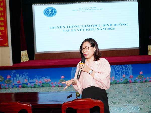 Xã Yết Kiêu tập huấn, truyền thông về dinh dưỡng