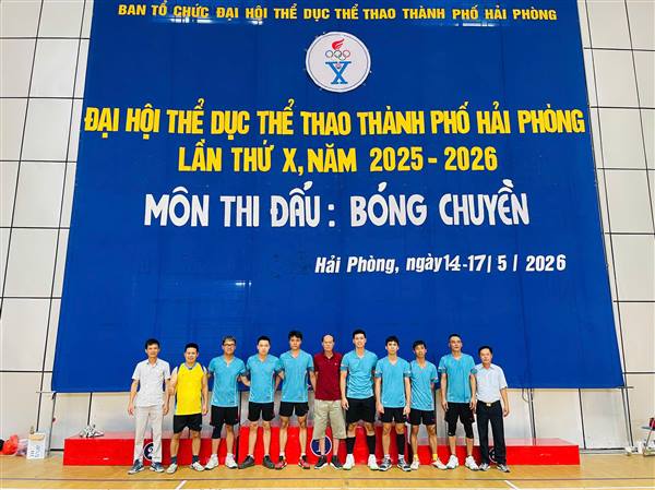 Xã Yết Kiêu tham dự Giải Bóng chuyền nam Đại hội Thể dục thể thao thành phố Hải Phòng lần thứ X