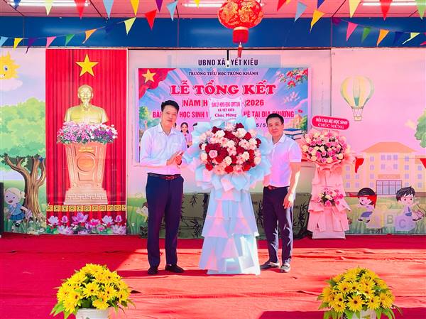 Trường Tiểu học Trùng Khánh tổng kết năm học 2025–2026, tuyên dương học sinh xuất sắc