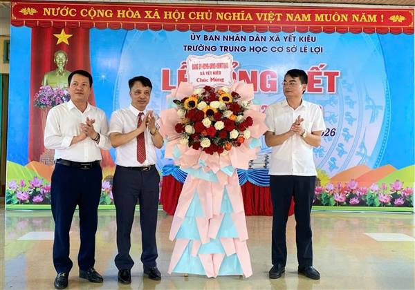 Trường THCS Lê Lợi long trọng tổ chức Lễ tổng kết năm học 2025 – 2026