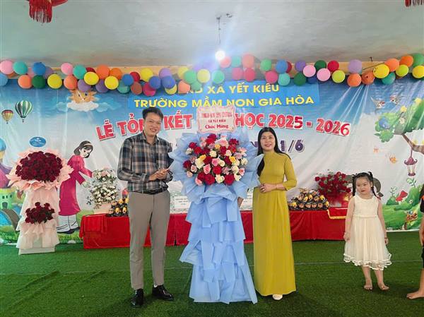 Trường Mầm non Gia Hòa khép lại năm học với nhiều kết quả nổi bật