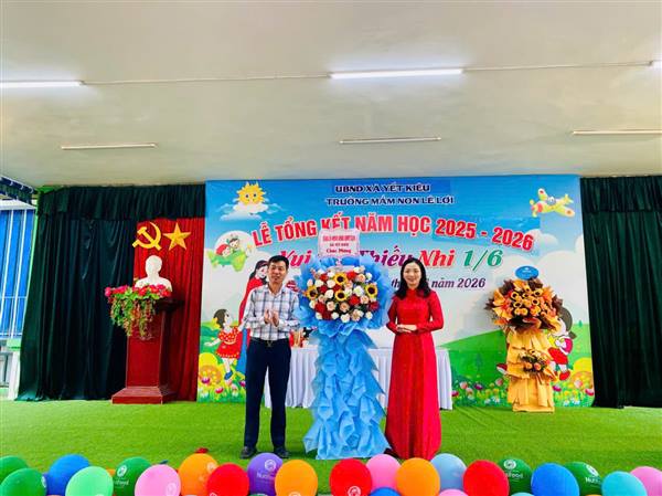 Mầm non Lê Lợi tạo môi trường giáo dục an toàn, hạnh phúc cho trẻ